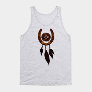 Horseshoe with Dream Catcher Tank Top